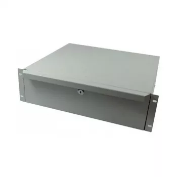 ALL-S0002060, stalčių blokas, pilkas, metalinis, 3U, 19 colių, 440 mm