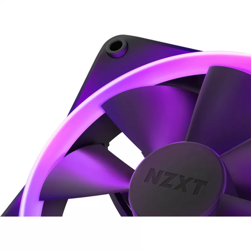 Fan NZXT F140 RGB DUO 14 cm Juoda 500-1800 RPM 2 pcs