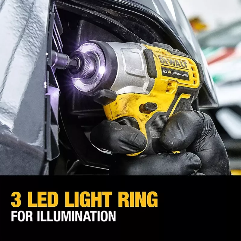 DeWALT DCF801D2-QW elektrinis atsuktuvas/smūginis suktuvas