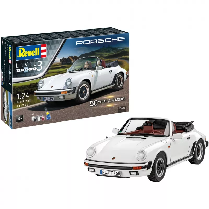 Metalinis surenkamas modelis REVELL 50 Years of Porsche 911 G-Model mastelis 1:24