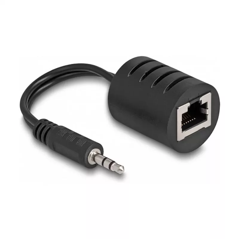 DeLOCK garso kabelis RJ-45 3,5 mm juodas 87858