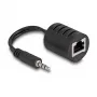 DeLOCK garso kabelis RJ-45 3,5 mm juodas 87858