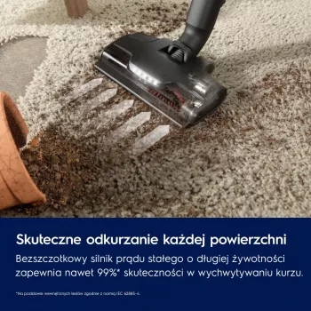 Electrolux EP82AB25UG belaidis dulkių siurblys / elektrinė šluota Baterija Sausas Cikloninis Be maišelio 0,4 l 100 W Pilka