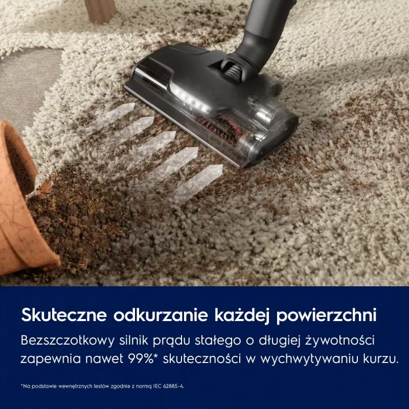 Electrolux EP82AB25UG belaidis dulkių siurblys / elektrinė šluota Baterija Sausas Cikloninis Be maišelio 0,4 l 100 W Pilka