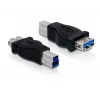 DELOCK USB adapteris USB 3.0-B M į USB 3.0-A FM 65179
