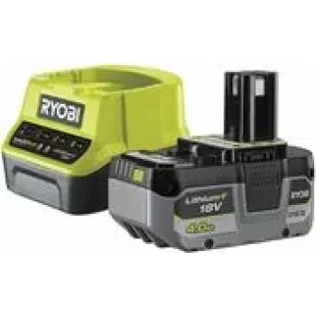 RYOBI Battery-Starter-Set RC18120-140X 18V 4Ah, ONE+ Battery-System, Lithium-ion-Battery (5133005091)