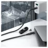 USB laidas RealPower MagneticCharge 100 1m USB C juodas