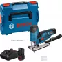 Akumuliatorinis siaurapjūklis GST 12V-70 Professional, 12 voltų (mėlyna/juoda, 2 ličio jonų akumuliatoriai 3,0 Ah, L-BOXX dėžėje)