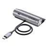 USB šakotuvas Unitek H1337AGY01 — 4 prievadų (2×USB-C, 2×USB-A), iki 5 Gbps vienam prievadui, aliuminis, sidabrinis