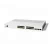 Cisco Catalyst 1200-24P-4X Smart Switch, 24 prievadai GE, PoE, 4x10GE SFP+, ribota viso gyvenimo apsauga (C1200-24P-4X)