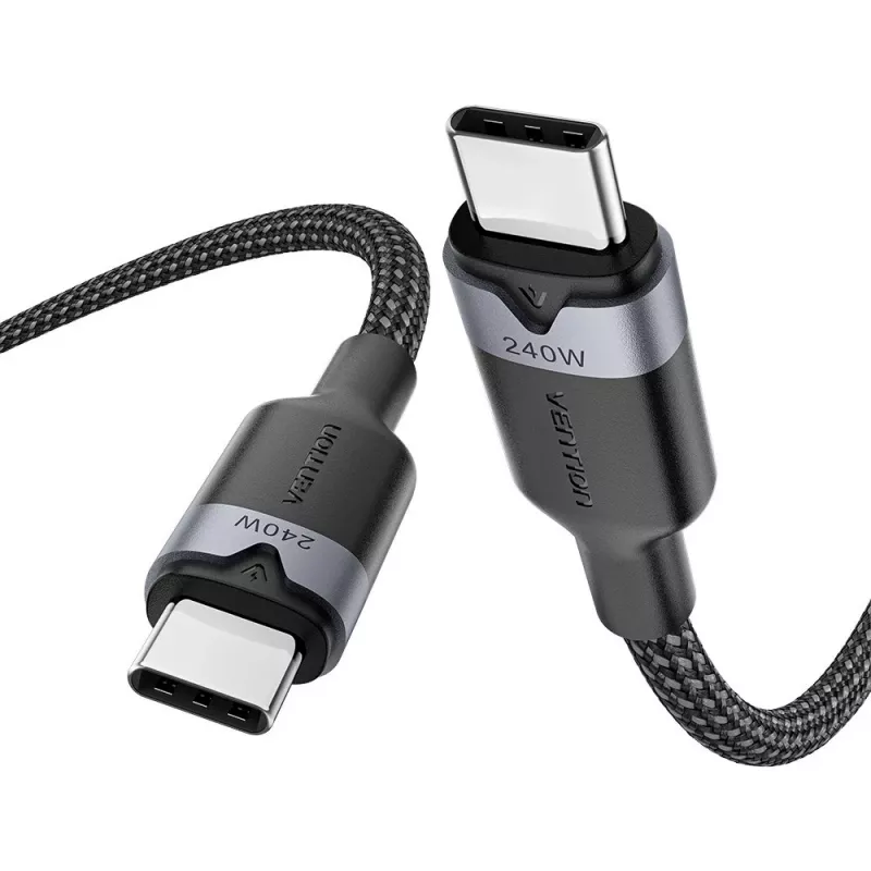 USB-C į C 2.0 Vention 3.1 5A 240W 1m BK laidas