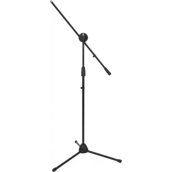 Mikrofono stovas Omnitronic MS-4 Pro su strėlės laikikliu, juodas