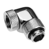 Alphacool Eiszapfen Connector Series - kampinis montavimo adapteris skysčio aušinimo sistemai - sidabrinis-nikelis