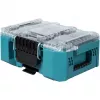 MAKTRAK Organizer compact , įrankių dėžė mėlyna/permatoma, permatomas dangtis