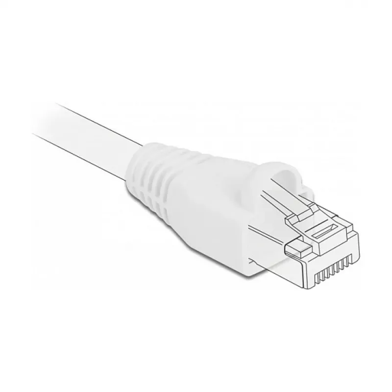 Įtempimo sumažinimo apsauga DeLOCK 86724 Balta 20 vnt.