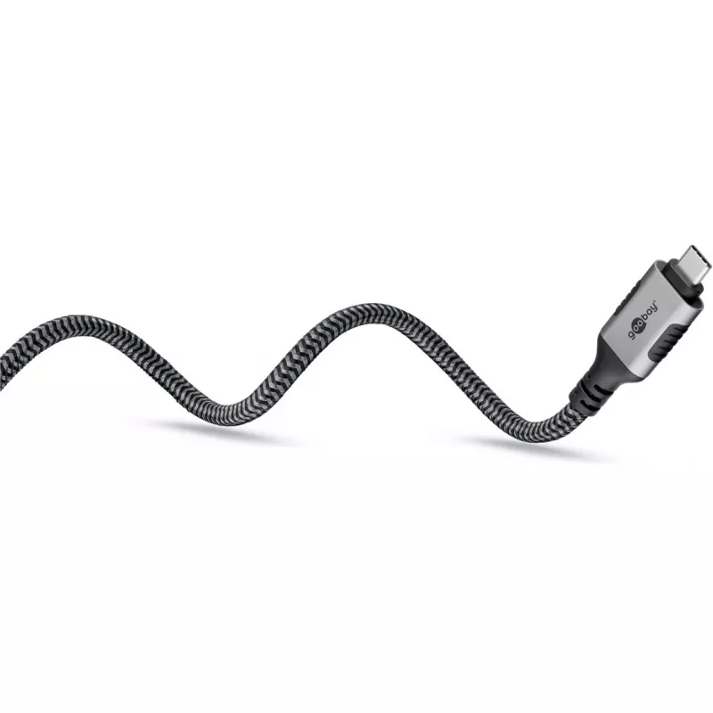 Goobay 70755 USB-C į RJ45 Ethernet CAT 6 laidas stabiliam laidiniam interneto ryšiui su maršrutizatoriumi / modemu / tinklo komutatoriumi / pakeičia USB į RJ45 adapterį / 1