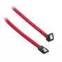 CableMod ModMesh - SATA kabelis - Serial ATA 150/300/600 - SATA (W) dešiniuoju kampu į SATA (W) - 60 cm - Raudona (CM-CAB-RSAT-N60KR-R)