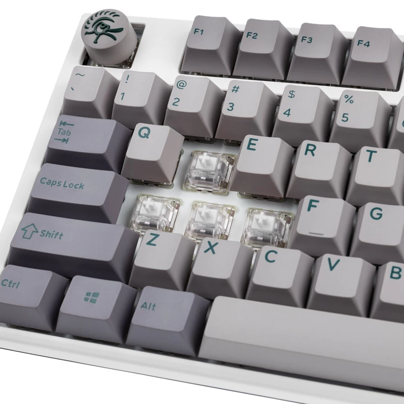 Ducky One 3 klaviatūra, žaidimų, USB, QWERTY, JAV anglų, pilka