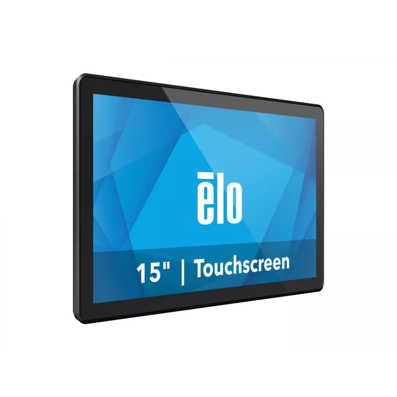 Elo Touch Solutions Open-Frame (90L/63L/64L serija), 39,6 cm (15,6 col.), projekcinė talpinė, 10 jut. taškų, Full HD, USB, USB-C, rinkinys (USB), juodas jutiklinis monitorius (atviro rėmo, 16:9), ekrano įstrižainė