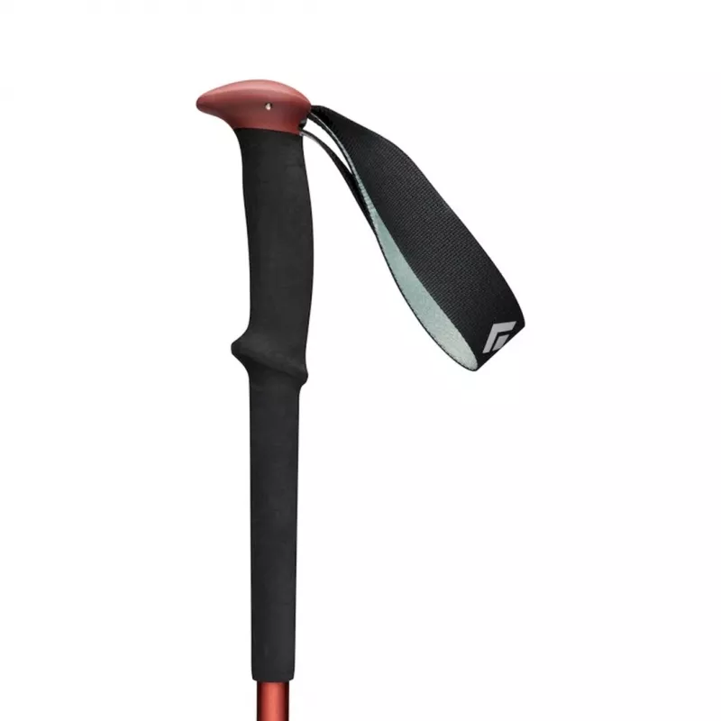 Trekking lazdelės Juoda Diamond Trail Trekking Poles Iron Red
