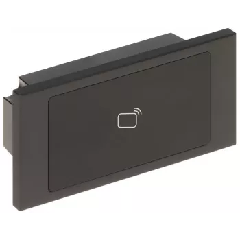 Kortelių skaitytuvas DAHUA VTO4202FB-MR — juodas, 100×100×28,5 mm, suderinamas su Dahua Europe
