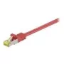 Wentronic GoobayCat.7 neapdorotas kabelis komutacinis kabelis, S/FTP (PiMF), raudonas, 30 m - LSZH be halogenų, varis, RJ45 kištukas (91679)