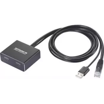 SpeaKa Professional SP-GNS-250 tinklo adapteris / šakotuvas 1 GBit/s USB-C®, RJ45 (SP-13595928)