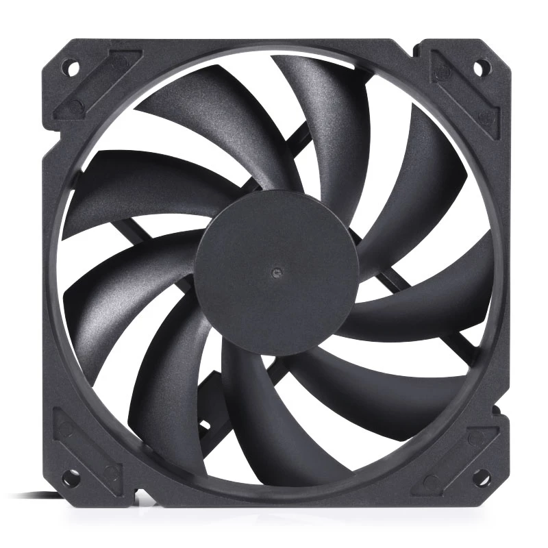 Ventiliatorius Alphacool 12 cm 3000 RPM 7,83 mmH2O Dvigubas rutulinis guolis Juodas 120x120x25 mm