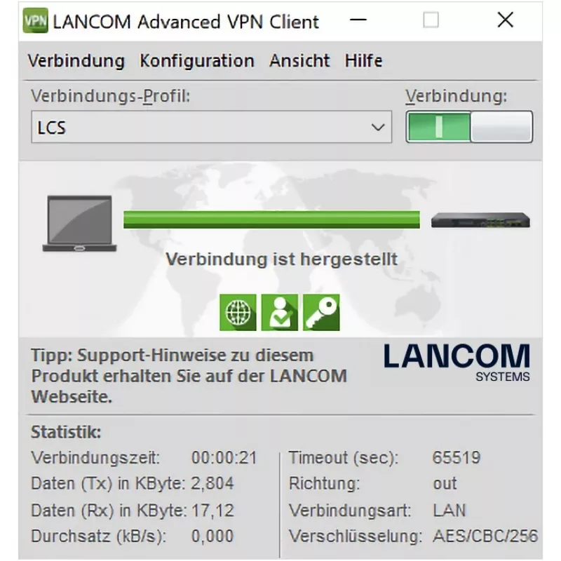 LANCOM Advanced VPN Client (Windows, 25 vartotojų) - ESD