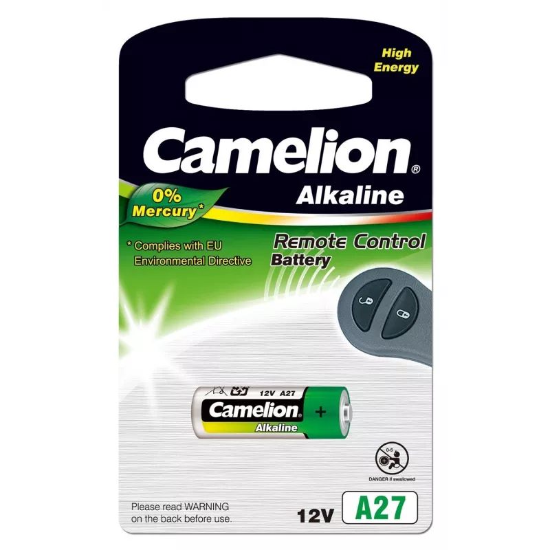 Šarminė baterija CAMELION A27 12 V, dydis A27, modelis A27-BP1