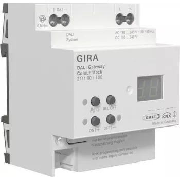 DALI tinklų sietuvas Gira 211100 Colour 1f REG KNX Secure