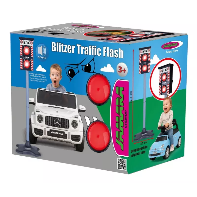 Traffic Flash Speed Camera Jamara 461850 su realistinėmis funkcijomis