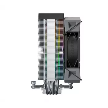 Oro aušintuvas Montech NX400 ARGB, 120 mm ventiliatorius, FDB, 800–1950 RPM, TDP 270 W, juoda