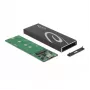 SSD korpusas DeLOCK 42003 Išorinis korpusas M.2 SATA SSD su USB Type-C