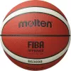 Basketball MOLTEN B5G3800 size 5, brown leather, indoor & outdoor, laminated non-slip surface