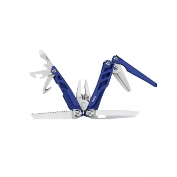 Daugiafunkcis įrankis Nextool FLAGSHIP Pro NE20271 16-in-1 sulankstomas peilis, nerūdijančio plieno ašmenys, mėlynas, sulankstytas 11 cm