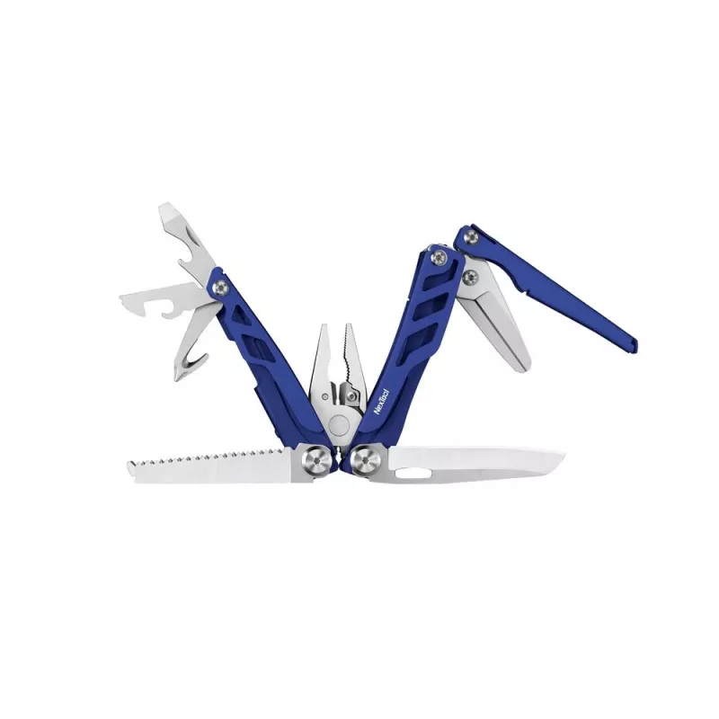 Daugiafunkcis įrankis Nextool FLAGSHIP Pro NE20271 16-in-1 sulankstomas peilis, nerūdijančio plieno ašmenys, mėlynas, sulankstytas 11 cm