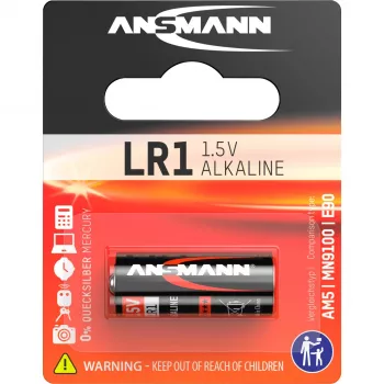 Vienkartinė baterija Ansmann 1,5 V šarminis elementas LR 1