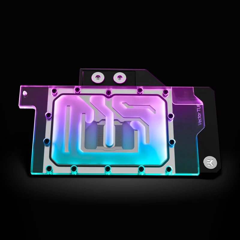Vandens blokas EK Water Blocks 3831109836484 Akrilas Varis Juodas Nikelis Skaidrus