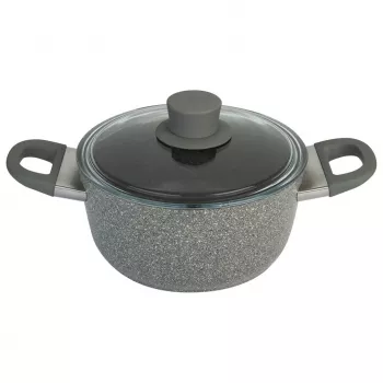 Indukcinis granito puodas su dangčiu Ballarini Murano - 2,8 l