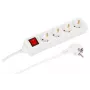 Microconnect MC-GRU0043WS maitinimo ilgintuvas 3 m 4 kintamosios srovės lizdai (-ų) Vidaus baltas