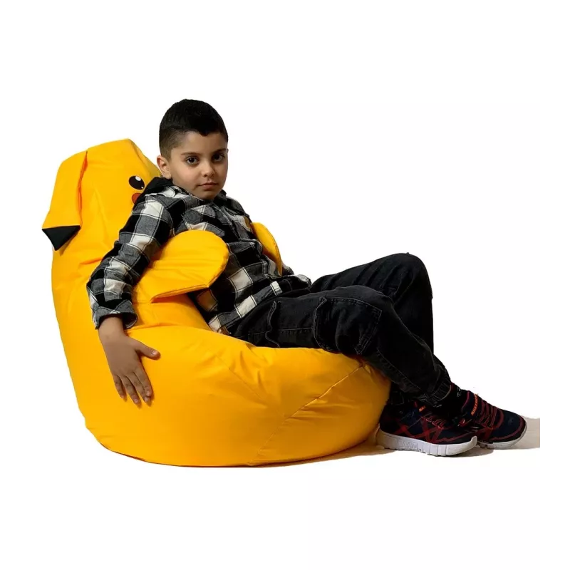 Pikachu Geltona Sako bag pouffe XL 130 x 90 cm