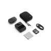 Veiksmo kamera DJI Osmo 360 Standard Combo — 8K itin didelės raiškos, 120 MP CMOS, 240 kadrų per sekundę, elektroninis stabilizavimas, 2 colių ekranas, MicroSD, 183 g, juoda