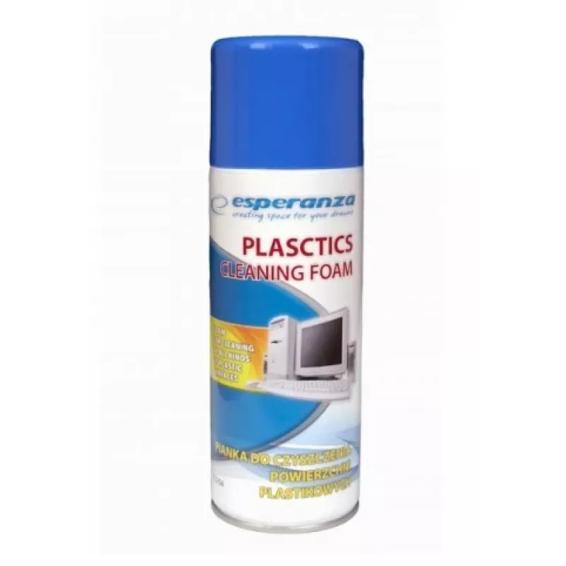 Įrangos valymo putos ESPERANZA ES104 ekranams ir plastikams, 400 ml, įvairiaspalvės
