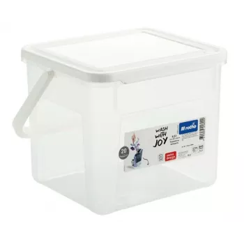 Talpykla valymo skysčiams Rotho Basic 4,5 L modelis 1770201100RP, permatomas technopolimeras su dangteliu ir pakabinimo anga
