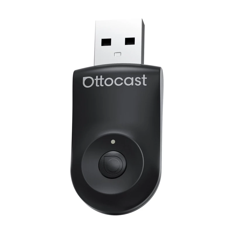 Belaidis adapteris Ottocast CA505-T 2-in-1 Bluetooth ir Wi‑Fi automobilio informacinei pramogų sistemai