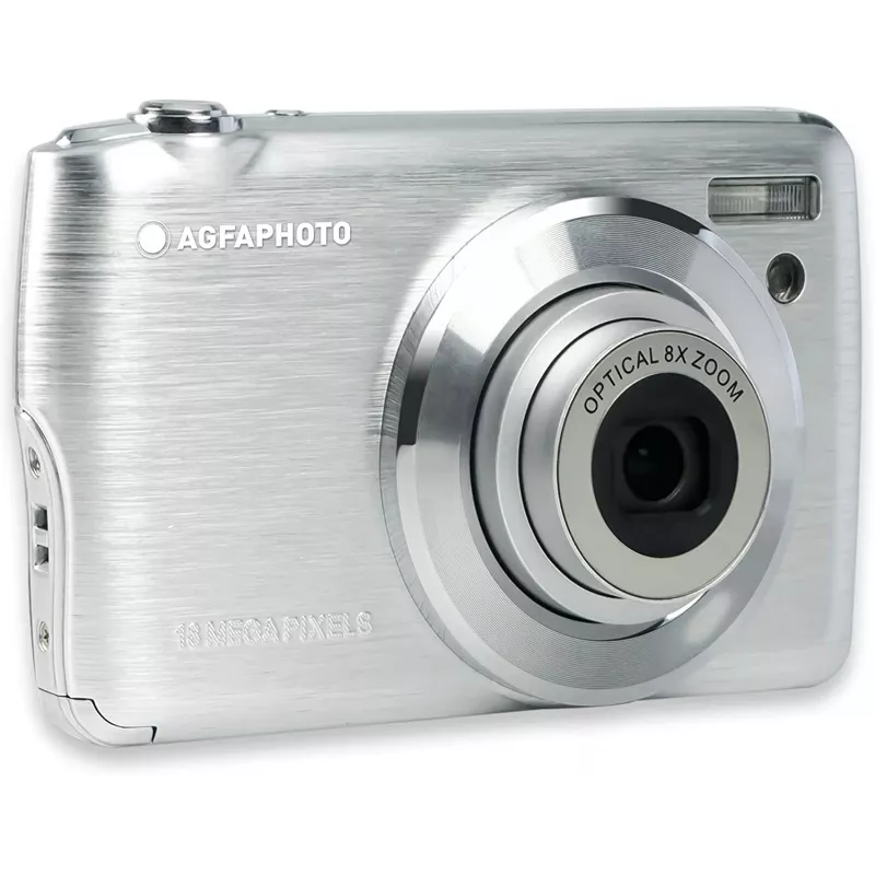 Agfa Photo DC8200 Sidabrinė + Case + Card SD 16GB