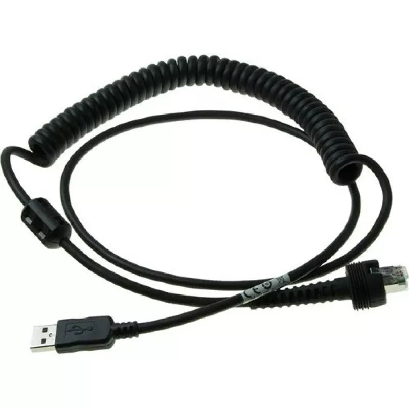 Datalogic – USB laidas – USB – IP67 – 2,4 m – susuktas – PowerScan PD9630-DC, PD9630-HP, PD9630-SR, PM9600