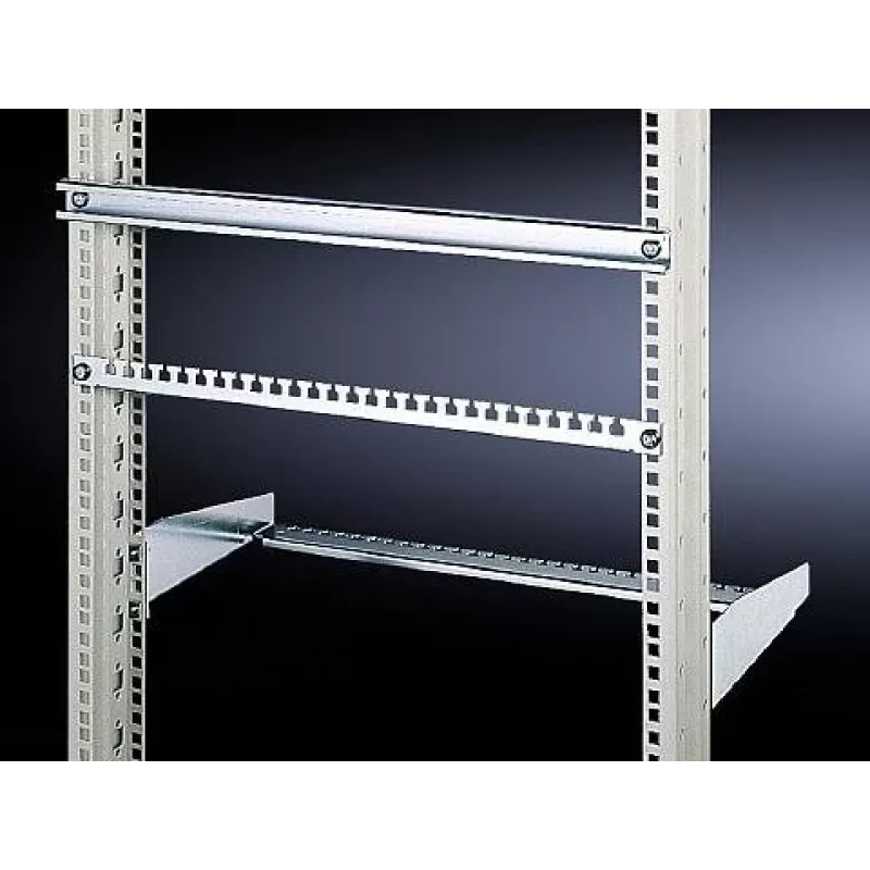 Rittal korpusas DK 7016.110 — plieninis korpusas, sidabrinis, 482,6 mm (19 colių), pakuotėje 6 vnt.