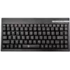 Laidinė USB klaviatūra GETT CleanType Easy Basic Compact — QWERTZ vokiškas išdėstymas, juoda